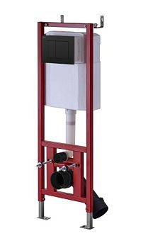 Инсталляция с черной клавишей DQ 400*165*1160мм (DI8540116)