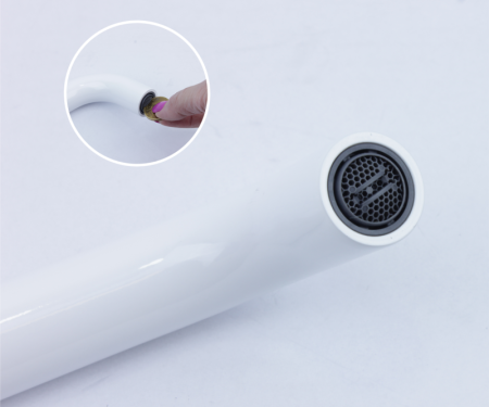 Смеситель для раковины настенный Bronze de Luxe SCANDI 14511W, белый, артикул 14511W