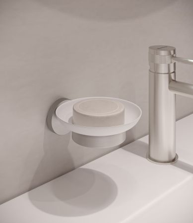 Мыльница Allen Brau Priority 6.31005-BN белый/никель браш