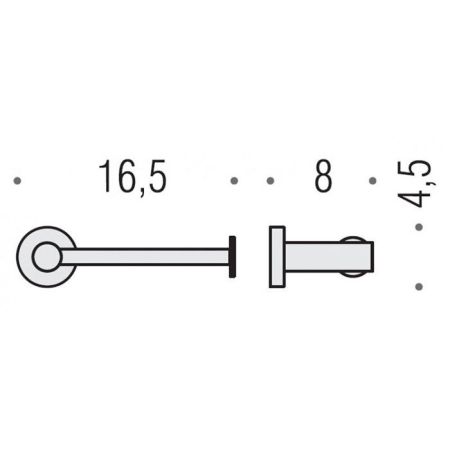 Colombo Plus Держатель для туалетной бумаги, цвет: цвет: чёрный матовый, артикул W4908.NM