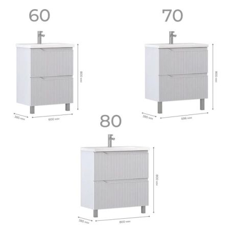 Тумба под раковину напольная VIGO Neo 017, 70 см, артикул 017