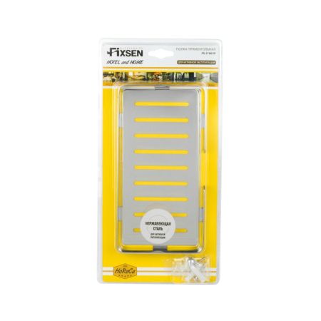 Полка металличеcкая FIXSEN HOTEL FX-31003R, хром, артикул FX-31003R