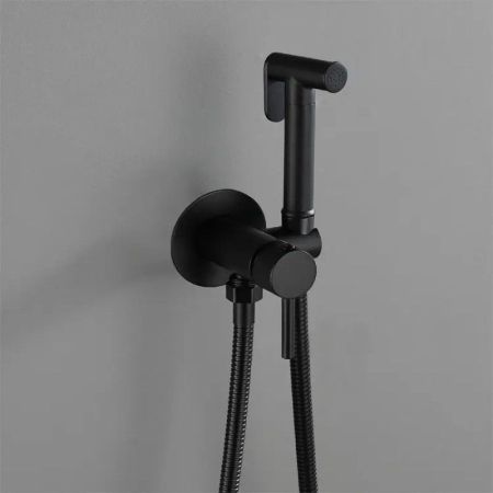 Гигиенический душ со смесителем Maretti Eleganza ENB30RV65, черный, артикул ENB30RV65