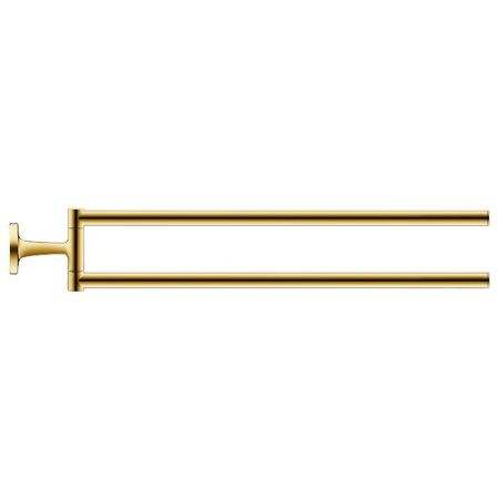 Duravit Starck T Полотенцедержатель двойной, настенный 465мм, цвет: Gold Polished, артикул 0099413400