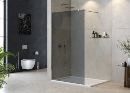 Душевая перегородка CEZARES LIBERTA-L-1 LIBERTA-L-1-80-C-NERO Cezares, артикул LIBERTA-L-1-80-C-NERO