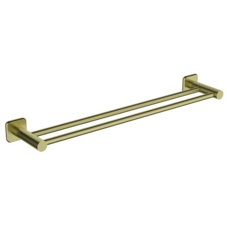 Полотенцедержатель двойной WONZON & WOGHAND, Брашированное золото (WW-V1102-BG), артикул WW-V1102-BG