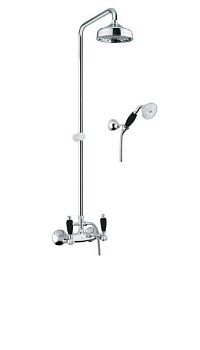 Душевая система Fiore COLONIALE BLACK 22CR0620, хром