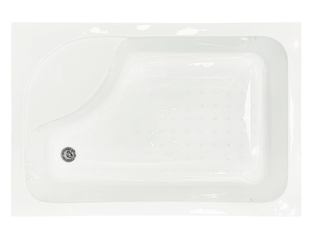 Душевой угол Royal Bath RB 8100BP-T-BL (прозрачное) левый, артикул RB8100BP-T-BL-L