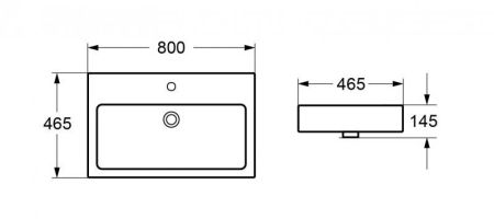 Мебель для ванной CEZARES CADRO 80, артикул KEP-80-MGL