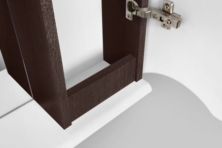 Зеркало со шкафом AM.PM Like 65 R M80MPR0651VF с подсветкой Белый/венге