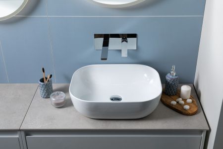 Раковина накладная Aquanet Lake-1