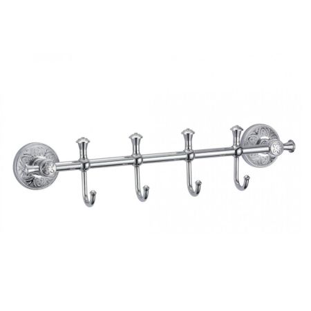 Планка с крючками Savol S-005874A, хром, артикул S-005874A