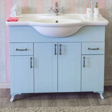 Тумба для раковины Sanflor Глория 105 С000005716 Серая