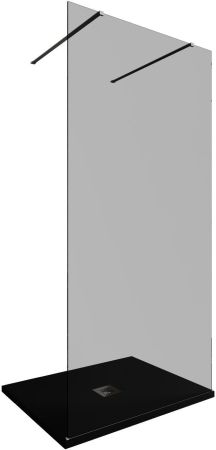 Душевая перегородка Allen Brau Infinity 2 100 3.21038.BA.T серебро браш, артикул 3.21038.BA.T