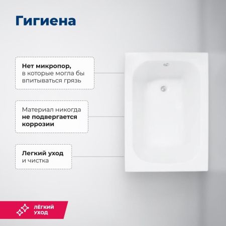 Акриловая ванна Aquanet Seed 100x70 (с каркасом), артикул 00216658