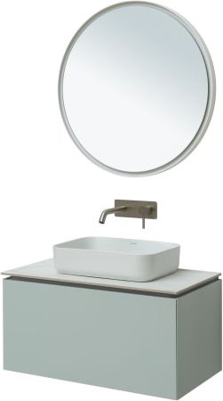 Тумба под раковину Allen Brau Infinity 85 1.21002.PWM папирус матовый, артикул 1.21002.PWM