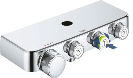 Душевая система GROHE Euphoria SmartControl 310 DUO с термостатом, хром (26507000), артикул 26507000