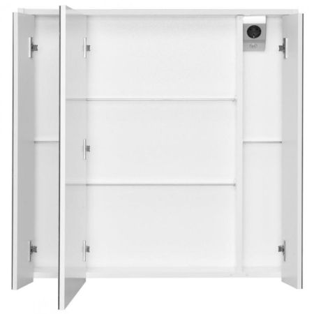 Зеркальный шкаф Roca Ronda 80 ZRU9303009 с подсветкой Бетон Белый матовый, артикул ZRU9303009