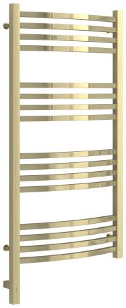 Полотенцесушитель, Сунержа, Аркус 3.0, электрический, ширина, мм-530, глубина, мм-106, высота, мм-1120, межосевое расстояние-500, подключение-нижнее слева, электрокомплект-МЭМ, мощность, Вт-300, материал-нержавеющая сталь, назначение-система электроснабже, артикул 020-5704-1050