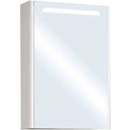 Зеркальный шкаф АКВАТОН СИЛЬВА 50 1A215502SIW5L (подсветка, светильник, доводчики, дуб макиато), шт, артикул 1A215502SIW5L