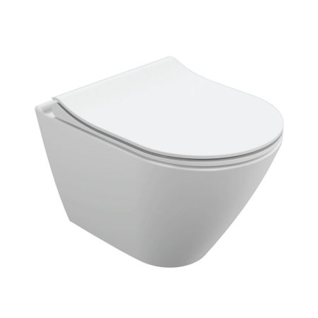 Подвесной унитаз Cersanit CITY SMART Clean On DPL EO slim LP (64822), артикул 64822