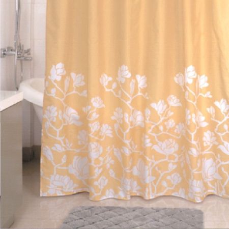 Штора для ванны Milardo Beige Silhouette 200x180 Бежевая, артикул 940P180M11