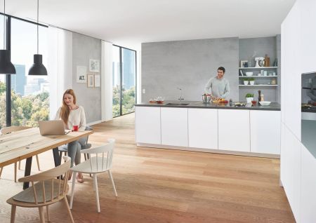 Вертикальный вентиль и бойлер GROHE Red Mono, бойлер M-size, хром, (30085001)