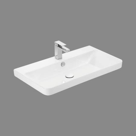 Умывальник мебельный 80 см LUXURY (для Skansen), артикул OWLB19-11080