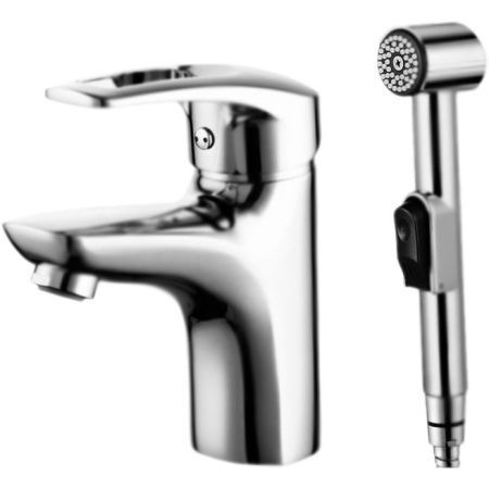 Смеситель для раковины Iddis Carlow Plus CRPSB00i08 с гигиеническим душем Хром, артикул CRPSB00i08