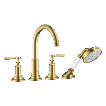 AX Montr.смеситель для  ван.,на 4 от.,на пли., цвет шлифованная медь, артикул 16554950