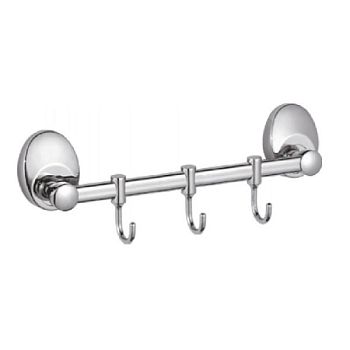 Планка с крючками для полотенец Haiba HB1615-3, хром