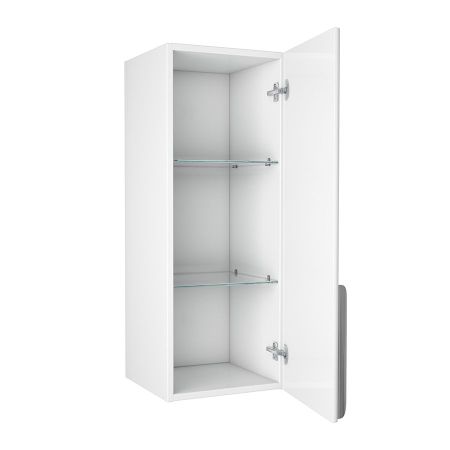 Полупенал Vind, 30, белый лак