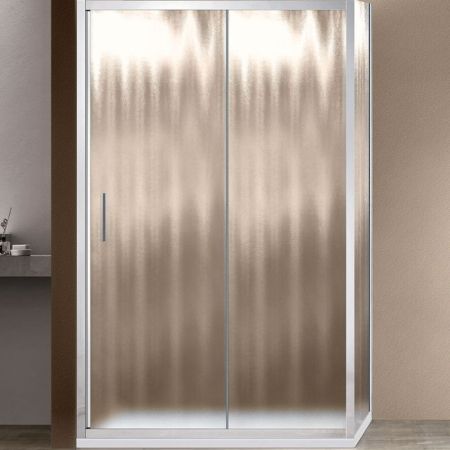 Душевой уголок Vincea Garda 150х80 VSR-1G8015CH профиль Хром стекло шиншилла, артикул VSR-1G8015CH