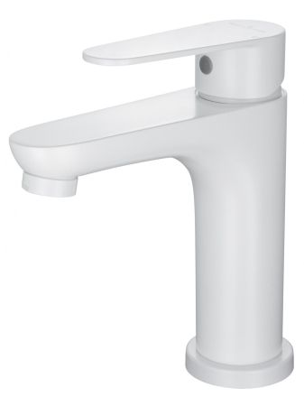 Смеситель для раковины WONZON & WOGHAND ALFA, Белый матовый (WW-A40202-MW), артикул WW-A40202-MW