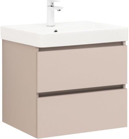 Тумба под раковину Aquanet Вега 2.0 60 бежевый, артикул 00337941