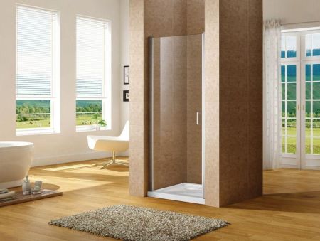 Душевая дверь Aquanet Cinetic AE12-N-90H190U-CT 900, прозрачное стекло, артикул AE12-N-90H190U-CT