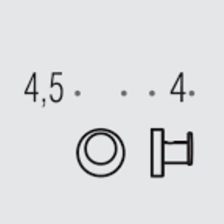 Colombo Plus Крючок, подвесной, цвет: PVD золото матовое, артикул W4917.OM