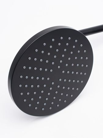 AQM 8001MB Душевая система для душа со смесителем, Матовый Чёрный, артикул AQM8001MB