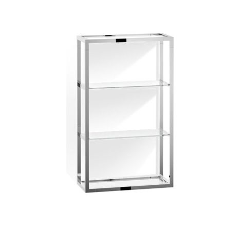 Decor Walther ET 6 Шкафчик открытый 35x15x60см, стекло прозрачное, цвет: хром, артикул 0702801