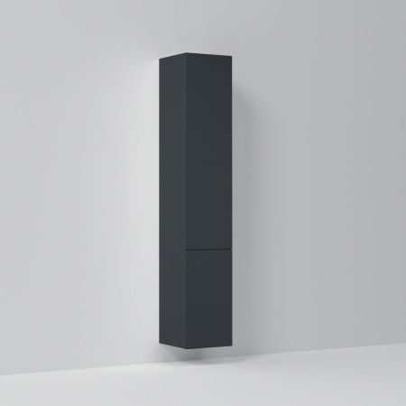M90CHR0306GM GEM, шкаф-колонна, подвесной, правый, 30 см, двери, push-to-open, графит матовый, артикул M90CHR0306GM