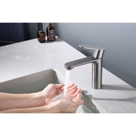 Смеситель для раковины Splenka S222.10.09, графит