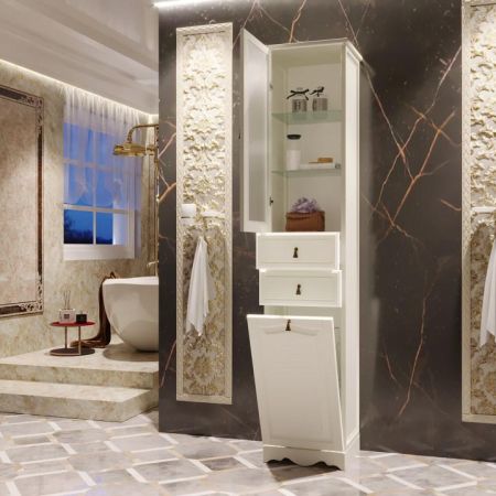 Пенал Риспекто 40 левый Opadiris Слоновая кость, артикул 