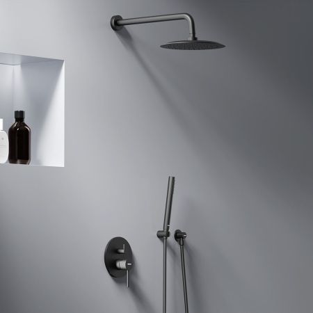 936520300 Scandinavian Pure встраиваемая душевая система со смесителем для душа, черный
