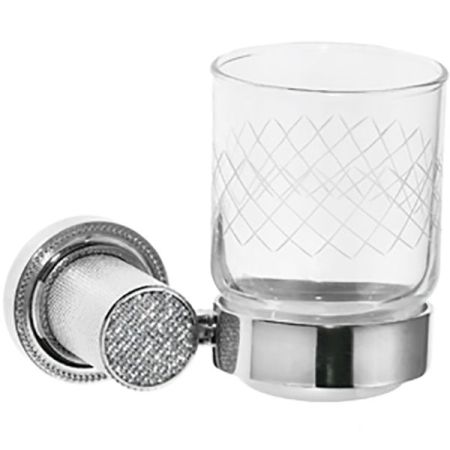 Стакан настенный ROYALE CRISTAL ХРОМ