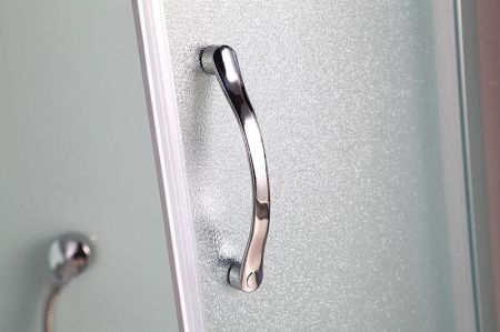 Душевая кабина Erlit Comfort ER4508P 80x80 с гидромассажем задняя стенка Белая стекло матовое, артикул ER4508P-C3