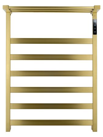 Полотенцесушитель электрический WONZON & WOGHAND FRANKFURT, Брашированное золото (WW-A1026-BG), артикул WW-A1026-BG