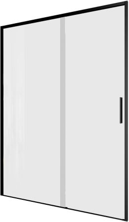 Душевая дверь Aquanet Pleasure Evo 140 AE65-N140-BT профиль черный, прозрачное стекло, артикул AE65-N140-BT