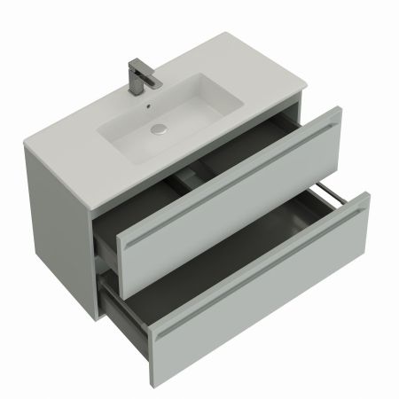 Тумба под раковину Allen Brau Eclipse 100 1.E1003.PWM 2.0 папирус матовый, артикул 1.E1003.PWM 2.0