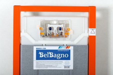 Инсталляция для подвесного унитаза BELBAGNO BB001-120, артикул BB001-120/BB014-SR-BIANCO