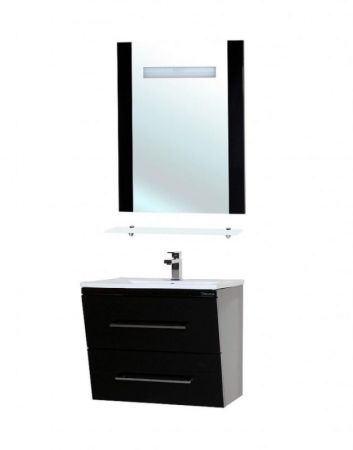 Зеркало Bellezza Берта 75 4610712050048 с подсветкой Черное